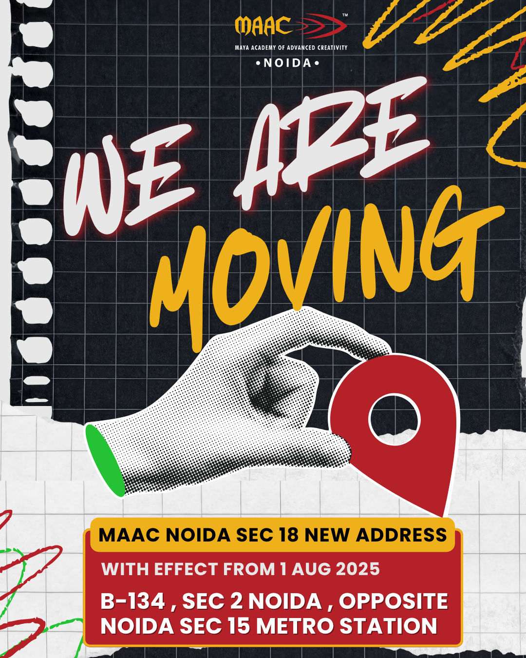 MAAC Noida - We Are Moving